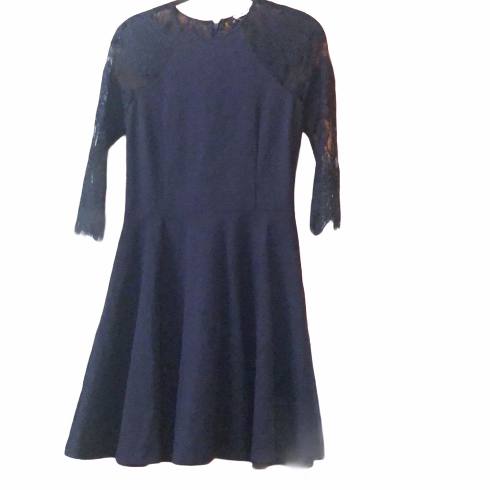 BB Dakota Navy blue laced dress.